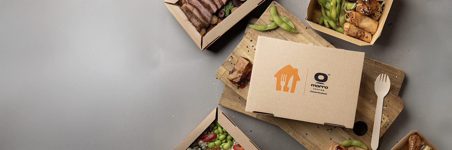 Just Eat Takeaway Box With Morro™ Coating - Xampla